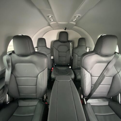 Cirrus Vision Jet seating with executive console